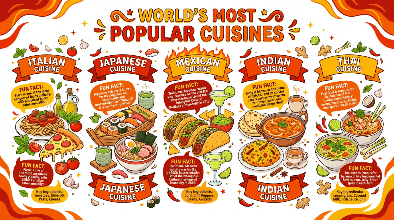 Colorful style infographic example